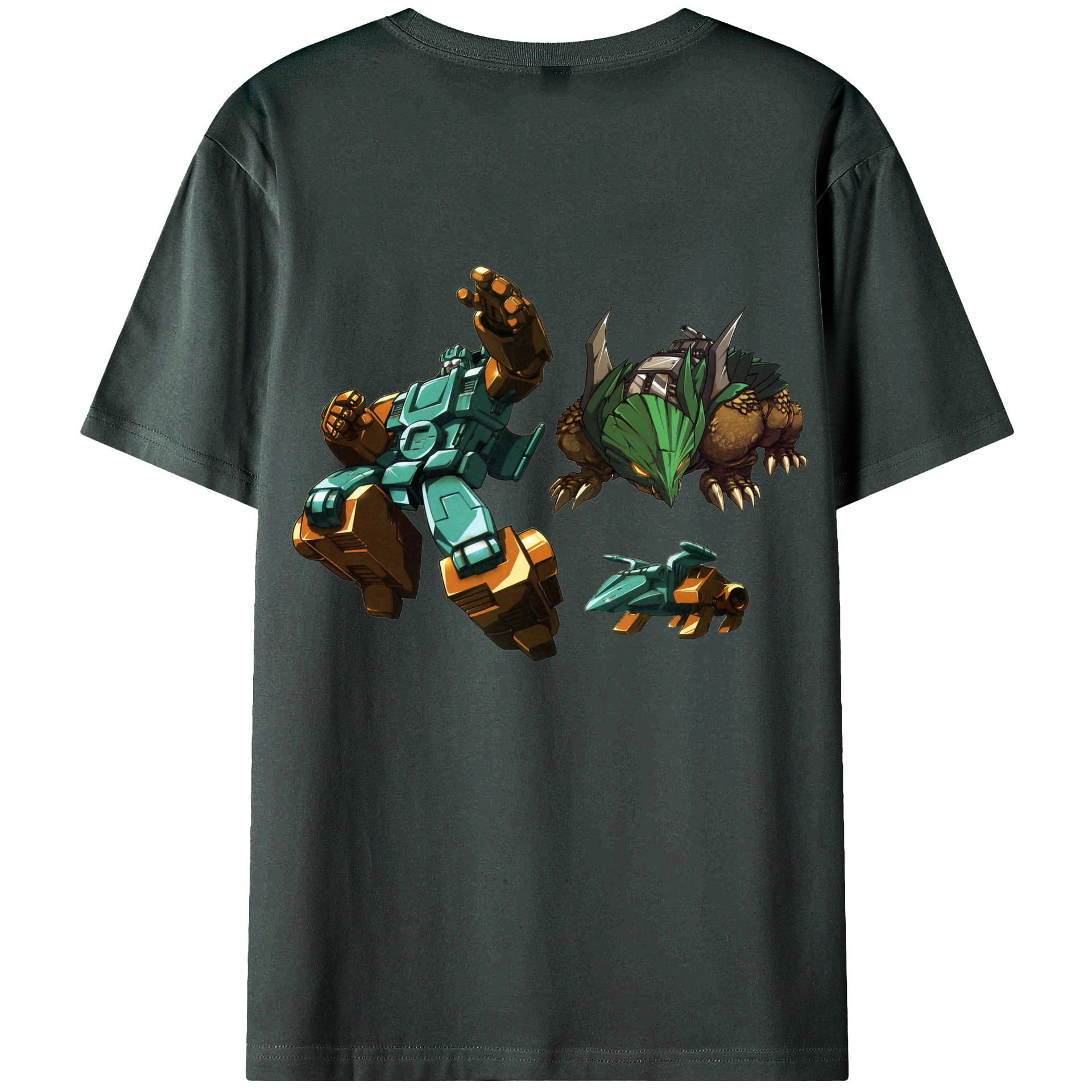（画像用）  綿100％ メンズ半袖Tシャツ（バックプリント） 通気性